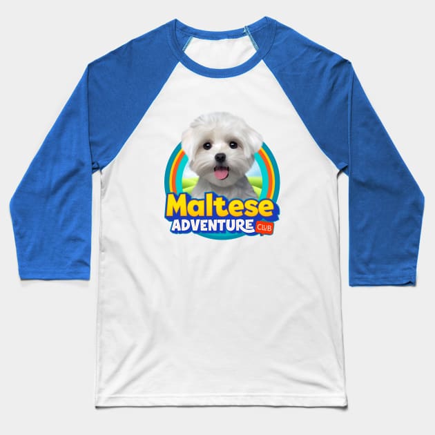 Maltese dog Baseball T-Shirt by Puppy & cute